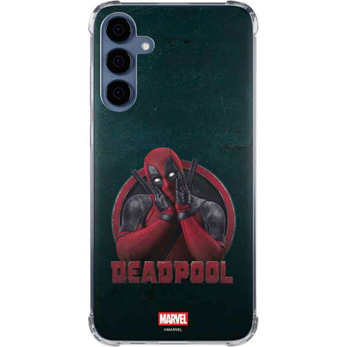 Marvel Deadpool Legacy Surprised Deadpool Galaxy A35 5G Clear Case