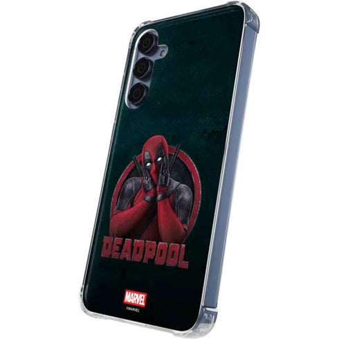 Marvel Deadpool Legacy Surprised Deadpool Galaxy A35 5G Clear Case