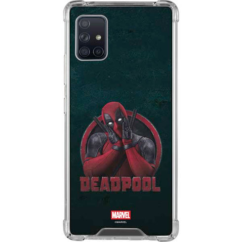 Marvel Deadpool Legacy Surprised Deadpool Galaxy A51 5G Clear Case