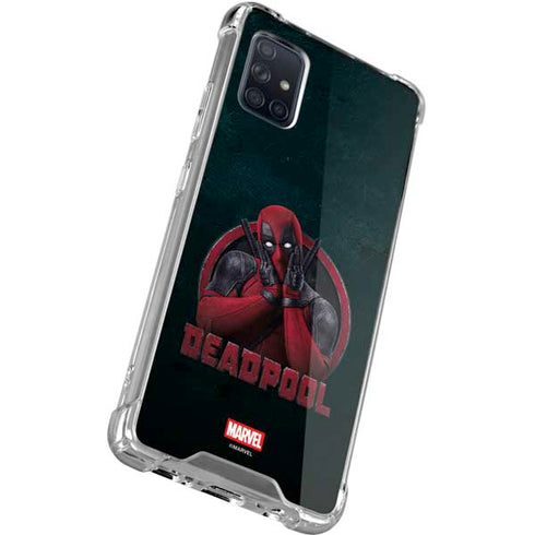 Marvel Deadpool Legacy Surprised Deadpool Galaxy A51 5G Clear Case