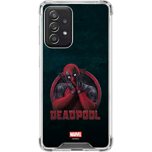 Marvel Deadpool Legacy Surprised Deadpool Galaxy A52 5G Clear Case