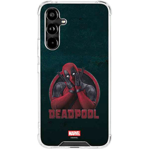 Marvel Deadpool Legacy Surprised Deadpool Galaxy A54 5G Clear Case