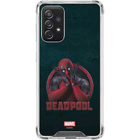 Marvel Deadpool Legacy Surprised Deadpool Galaxy A72 5G Clear Case