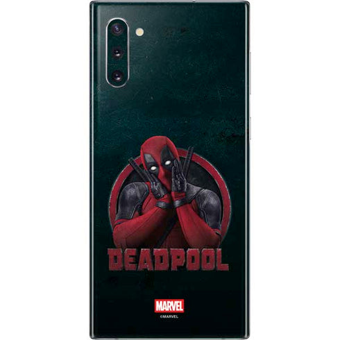 Marvel Deadpool Legacy Surprised Deadpool Galaxy Note 10 Skin
