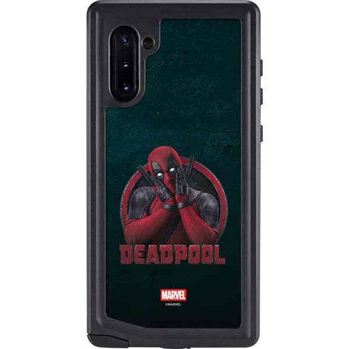 Marvel Deadpool Legacy Surprised Deadpool Galaxy Note 10 Waterproof Case
