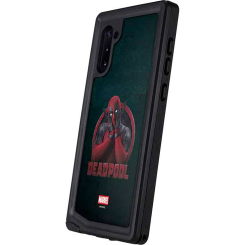 Marvel Deadpool Legacy Surprised Deadpool Galaxy Note 10 Waterproof Case