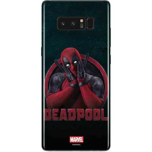 Marvel Deadpool Legacy Surprised Deadpool Galaxy Note 8 Skin