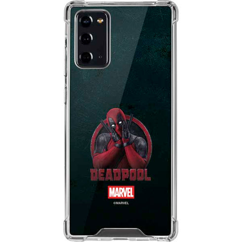 Marvel Deadpool Legacy Surprised Deadpool Galaxy Note20 5G Clear Case