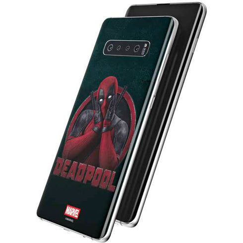 Marvel Deadpool Legacy Surprised Deadpool Galaxy S10 Plus Skin