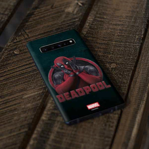 Marvel Deadpool Legacy Surprised Deadpool Galaxy S10 Plus Skin