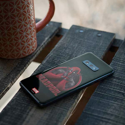 Marvel Deadpool Legacy Surprised Deadpool Galaxy S10e Skin