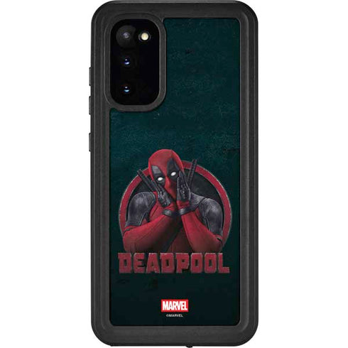 Marvel Deadpool Legacy Surprised Deadpool Galaxy S20 Waterproof Case