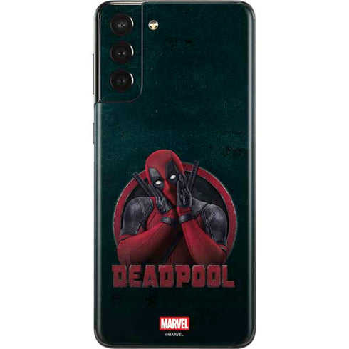 Marvel Deadpool Legacy Surprised Deadpool Galaxy S21 Plus 5G Skin