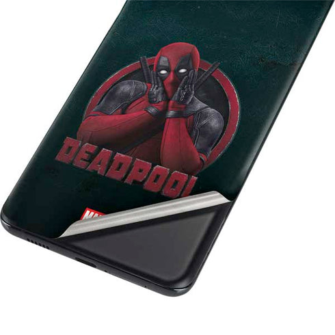 Marvel Deadpool Legacy Surprised Deadpool Galaxy S21 Plus 5G Skin