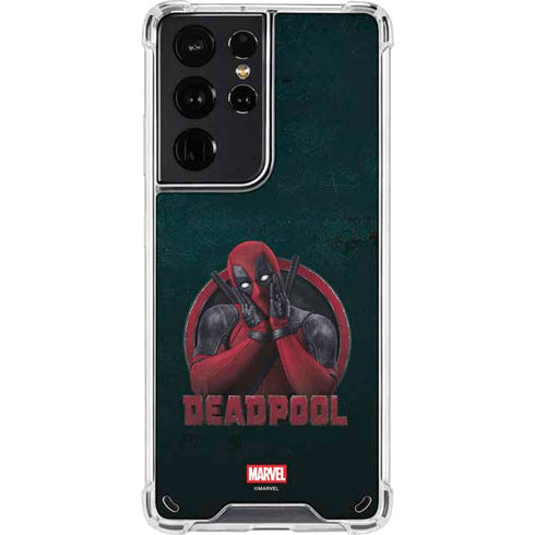 Marvel Deadpool Legacy Surprised Deadpool Galaxy S21 Ultra 5G Clear Case