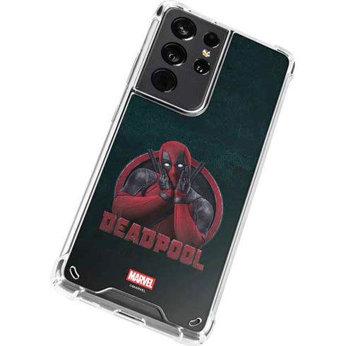 Marvel Deadpool Legacy Surprised Deadpool Galaxy S21 Ultra 5G Clear Case