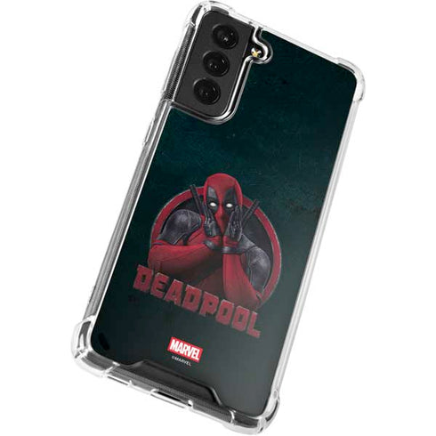 Marvel Deadpool Legacy Surprised Deadpool Galaxy S22 Clear Case