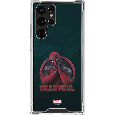 Marvel Deadpool Legacy Surprised Deadpool Galaxy S22 Ultra Clear Case