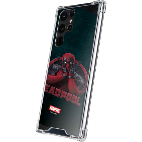 Marvel Deadpool Legacy Surprised Deadpool Galaxy S22 Ultra Clear Case