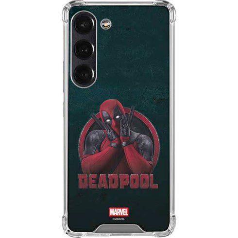 Marvel Deadpool Legacy Surprised Deadpool Galaxy S23 Clear Case