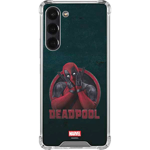 Marvel Deadpool Legacy Surprised Deadpool Galaxy S23 FE Clear Case