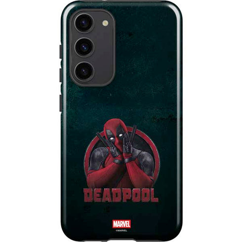 Marvel Deadpool Legacy Surprised Deadpool Galaxy S23 Plus Pro Case