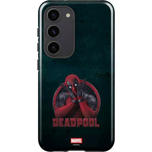 Marvel Deadpool Legacy Surprised Deadpool Galaxy S23 Pro Case