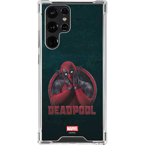Marvel Deadpool Legacy Surprised Deadpool Galaxy S23 Ultra Clear Case