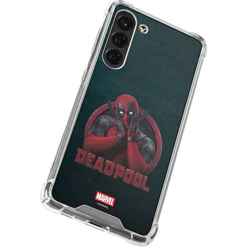 Marvel Deadpool Legacy Surprised Deadpool Galaxy S24 FE Clear Case