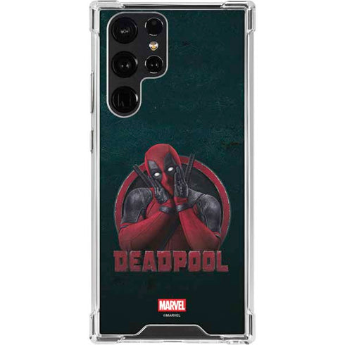 Marvel Deadpool Legacy Surprised Deadpool Galaxy S24 Ultra Clear Case
