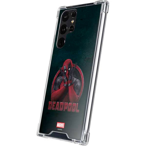 Marvel Deadpool Legacy Surprised Deadpool Galaxy S24 Ultra Clear Case
