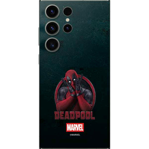 Marvel Deadpool Legacy Surprised Deadpool Galaxy S24 Ultra Skin
