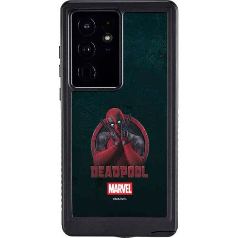 Marvel Deadpool Legacy Surprised Deadpool Galaxy S24 Ultra Waterproof Case