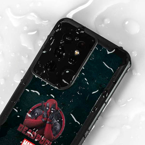 Marvel Deadpool Legacy Surprised Deadpool Galaxy S24 Ultra Waterproof Case