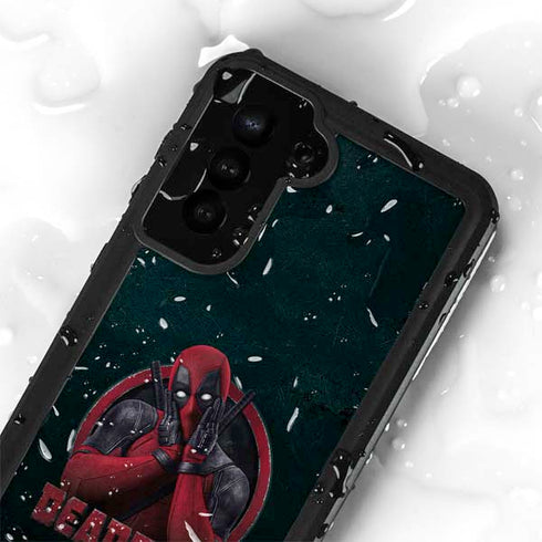 Marvel Deadpool Legacy Surprised Deadpool Galaxy S24 Waterproof Case