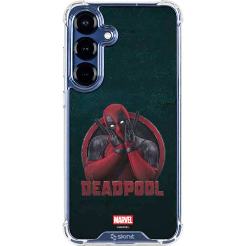 Marvel Deadpool Legacy Surprised Deadpool Galaxy S25 Clear Case