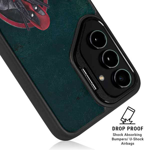 Marvel Deadpool Legacy Surprised Deadpool Galaxy S25 Kickstand Case
