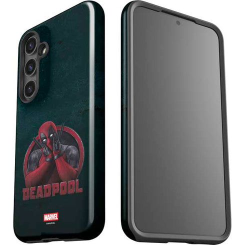 Marvel Deadpool Legacy Surprised Deadpool Galaxy S25 Plus Impact Case