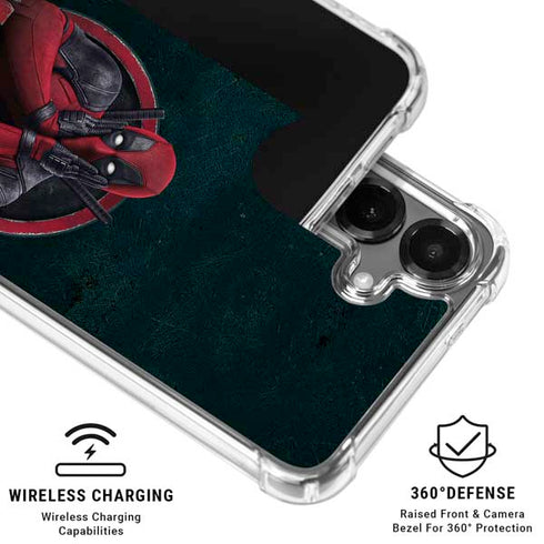 Marvel Deadpool Legacy Surprised Deadpool Galaxy S26 Clear Case