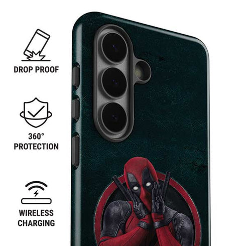 Marvel Deadpool Legacy Surprised Deadpool Galaxy S26 Plus Impact Case
