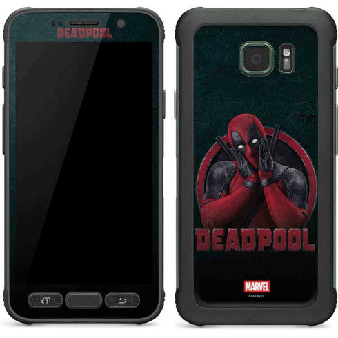 Marvel Deadpool Legacy Surprised Deadpool Galaxy S7 Active Skin