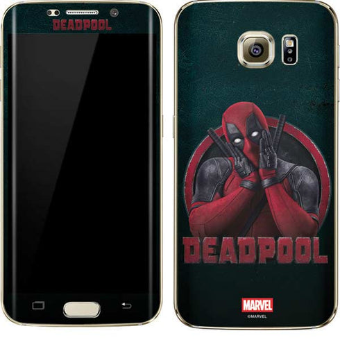 Marvel Deadpool Legacy Surprised Deadpool Galaxy S7 Edge Skin