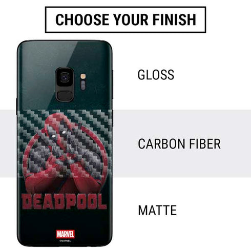 Marvel Deadpool Legacy Surprised Deadpool Galaxy S9 Skin