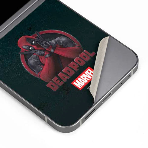 Marvel Deadpool Legacy Surprised Deadpool Galaxy Z Flip6 Skin