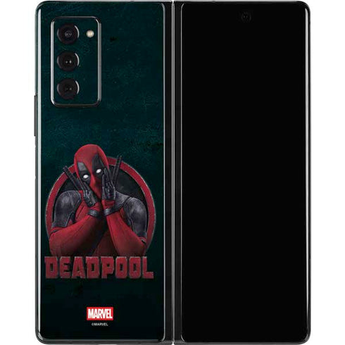 Marvel Deadpool Legacy Surprised Deadpool Galaxy Z Fold2 5G Skin