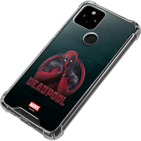 Marvel Deadpool Legacy Surprised Deadpool Google Pixel 4a 5G Clear Case