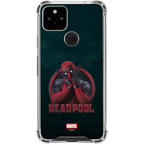 Marvel Deadpool Legacy Surprised Deadpool Google Pixel 5a 5G Clear Case
