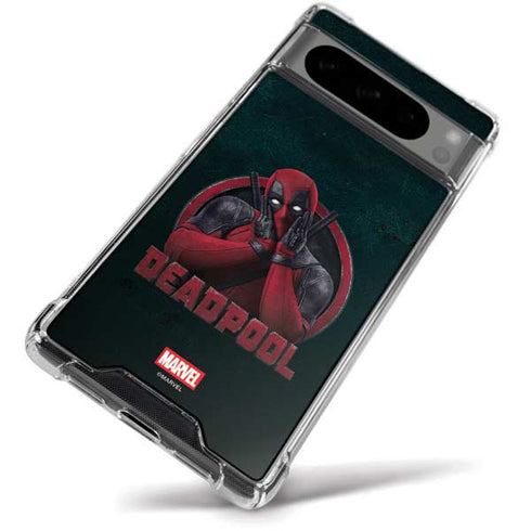 Marvel Deadpool Legacy Surprised Deadpool Google Pixel 8 Pro Clear Case