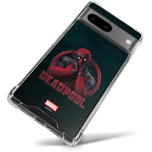 Marvel Deadpool Legacy Surprised Deadpool Google Pixel 8a Clear Case