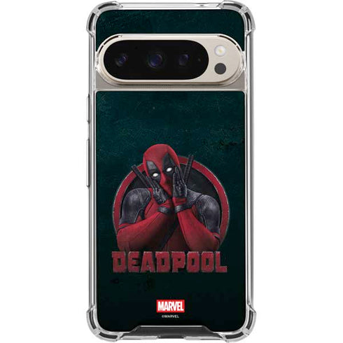 Marvel Deadpool Legacy Surprised Deadpool Google Pixel 9 Pro XL Clear Case
